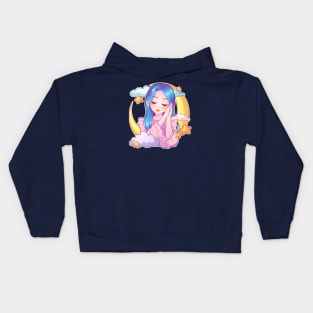 LOONA STAR / VOICE - Our sleeping princess Gowon Kids Hoodie